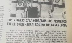 5 corredores de Calahorra en la mitica Jean Bouin de Barcelona. Yo tenía 12 años.