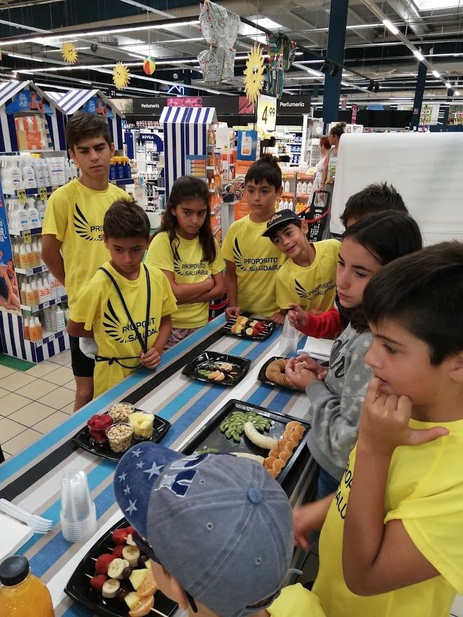Taller de alimentación ofrecido por Eroski a nuestros niños